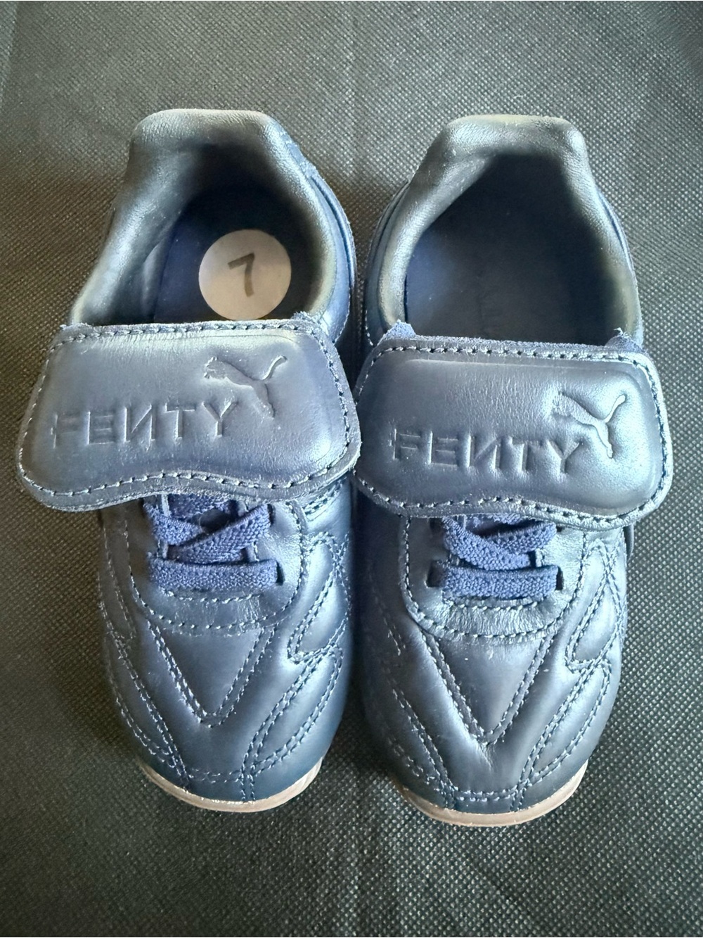 Puma Kids Navy Blue Fenty Velcro & Lace Sneakers